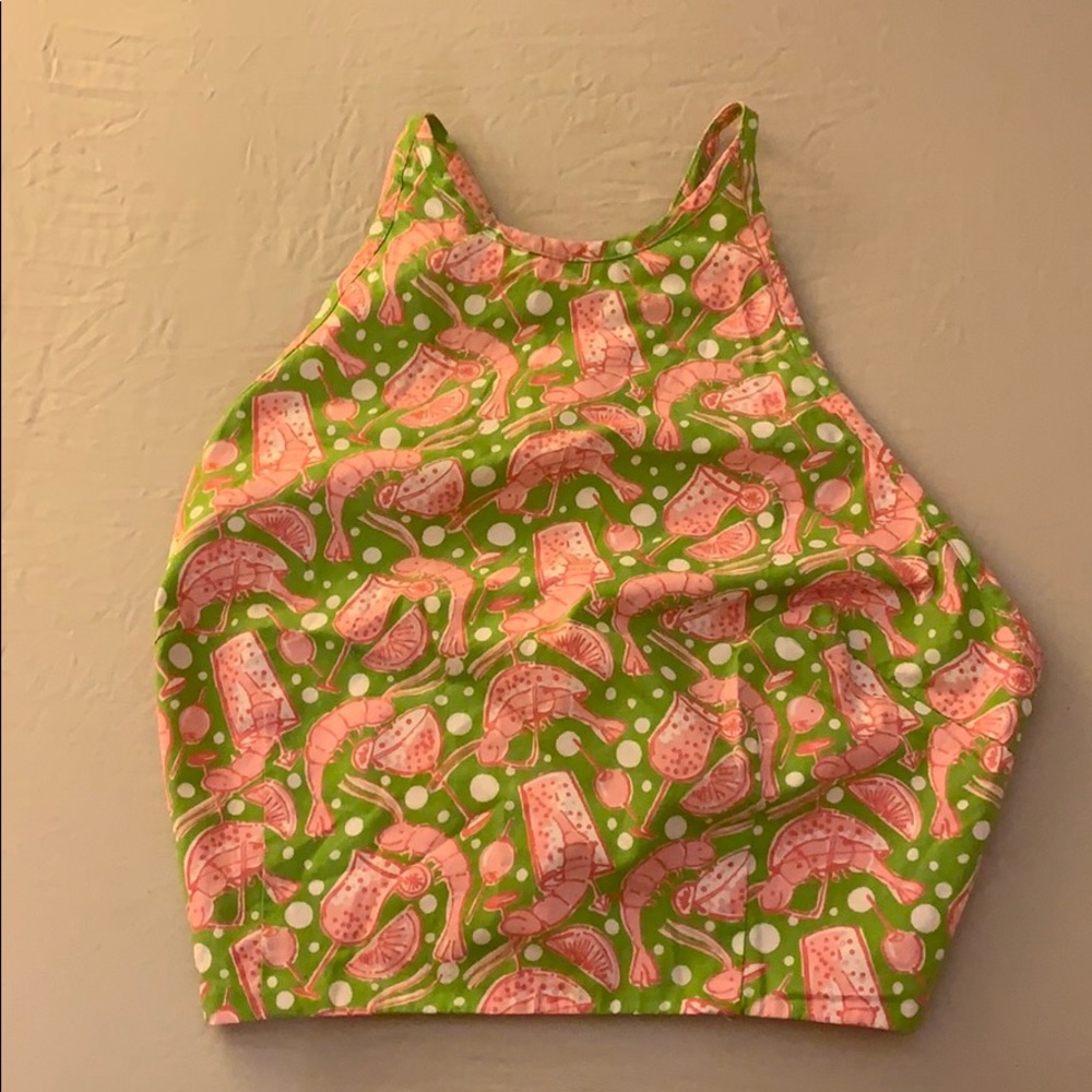 NWOT Lilly Pulitzer Shrimp Print Top